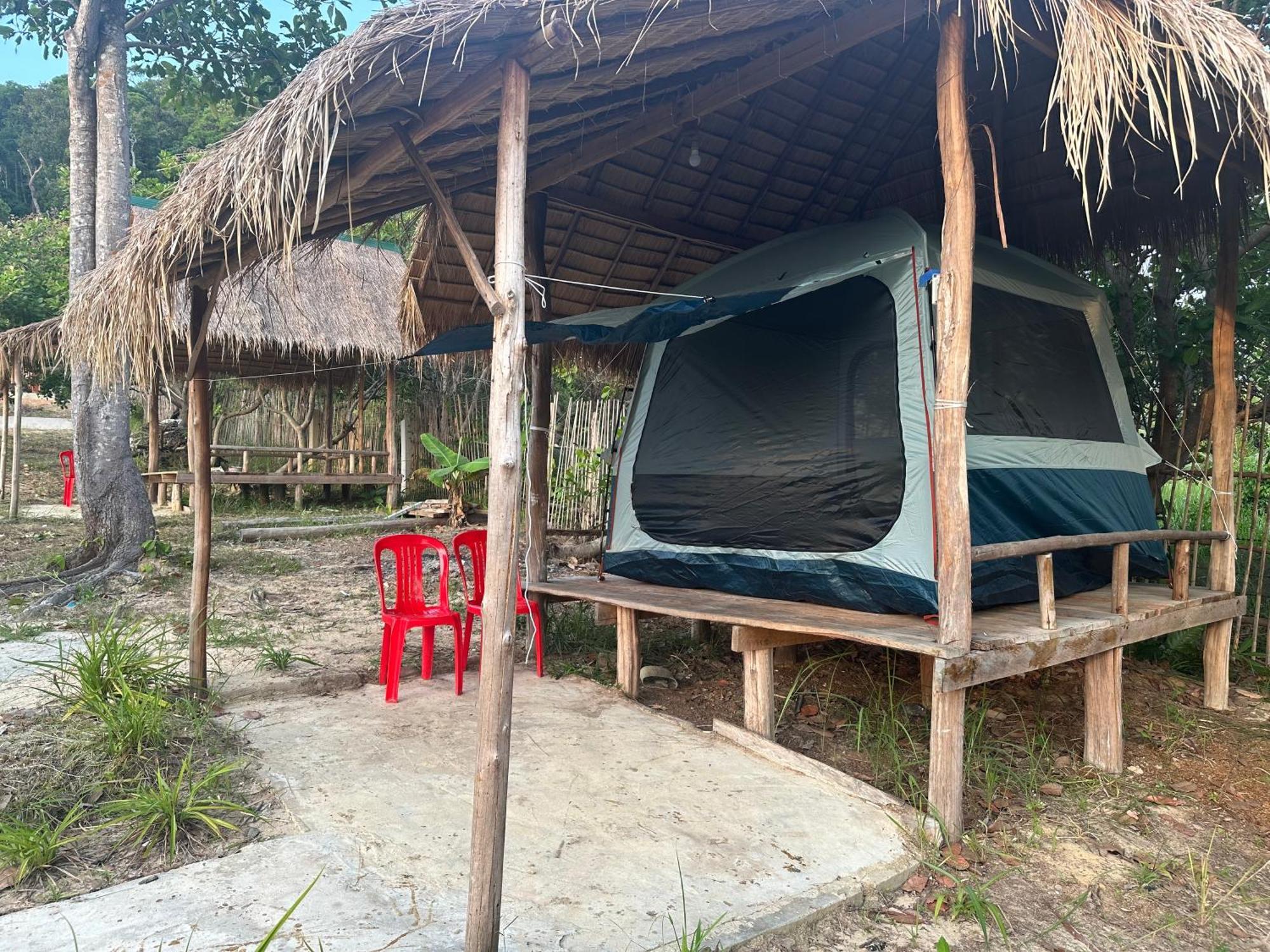 Maloop Cafe Bungalow Kaoh Touch Bagian luar foto